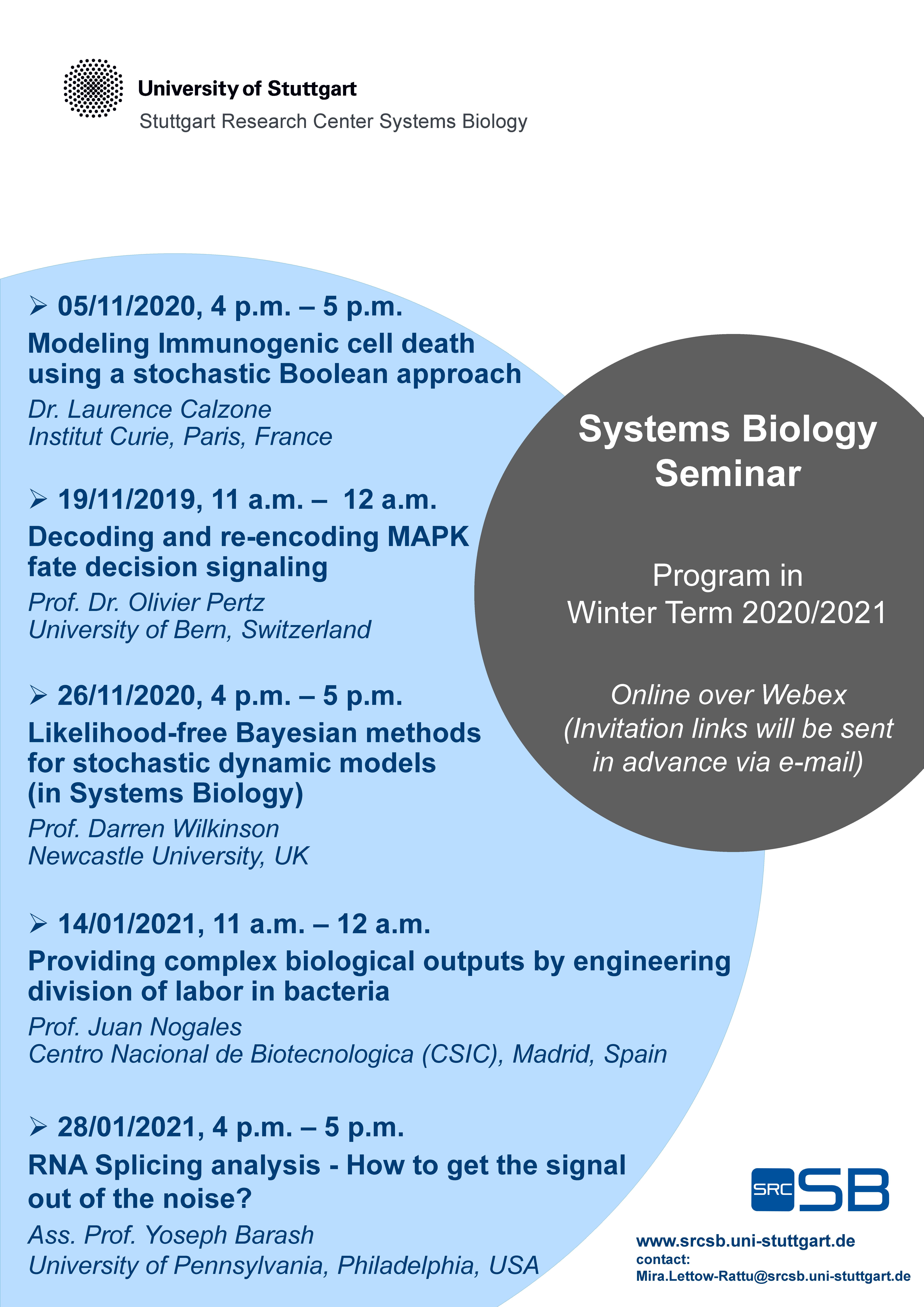 SysBio-Seminar Poster